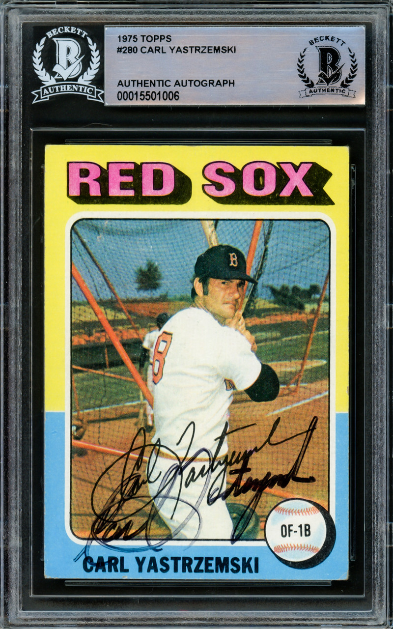 Carl Yastrzemski Boston Red Sox Autographed 1960 Topps