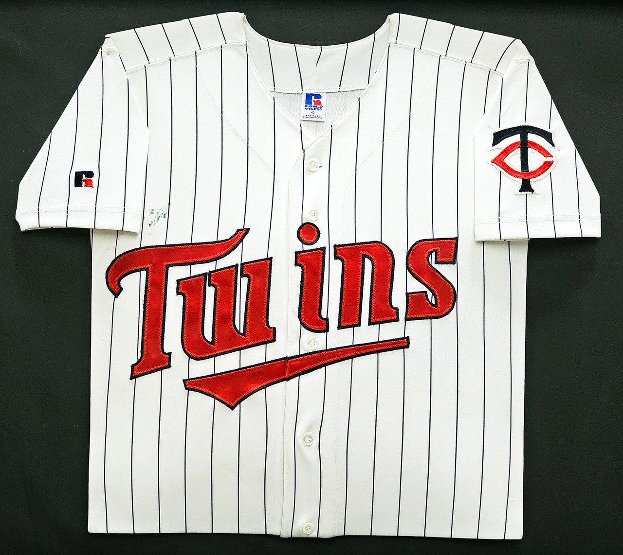 Kirby Puckett Autographed Minnesota Majestic White Pinstripe Baseball  Jersey - JSA LOA