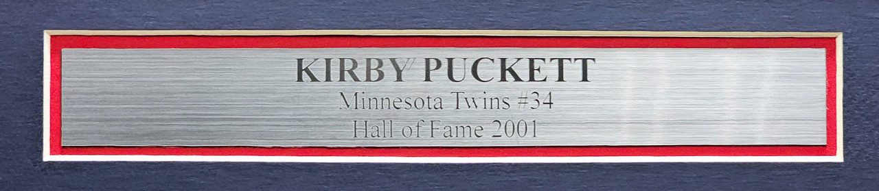 Kirby Puckett Framed Minnesota Twins Jersey -  Israel