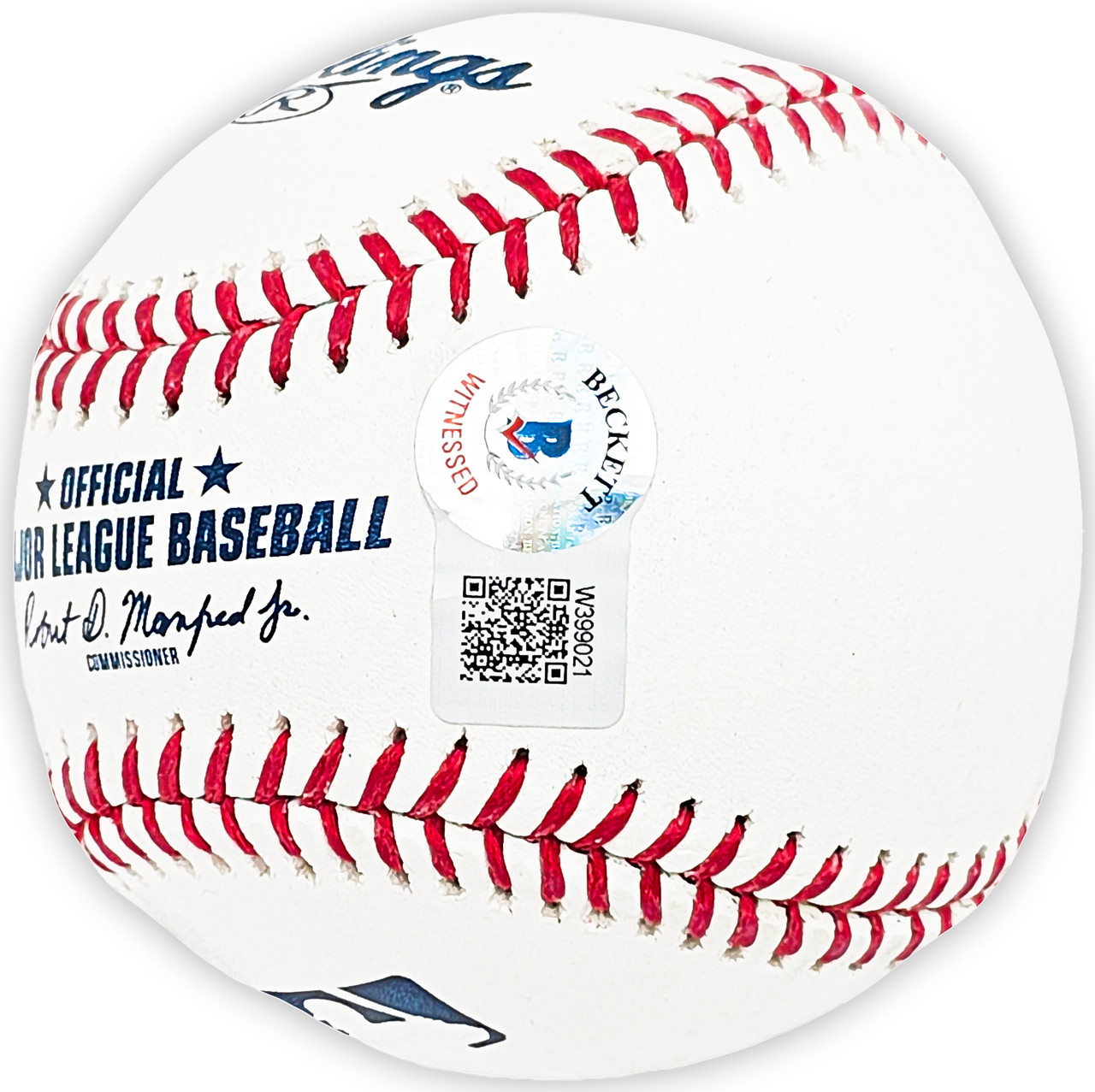 Salvador Perez Autographed Official 2015 All Star Game Logo Game Baseball  Kansas City Royals Beckett BAS Witness Stock #216041 - Mill Creek Sports