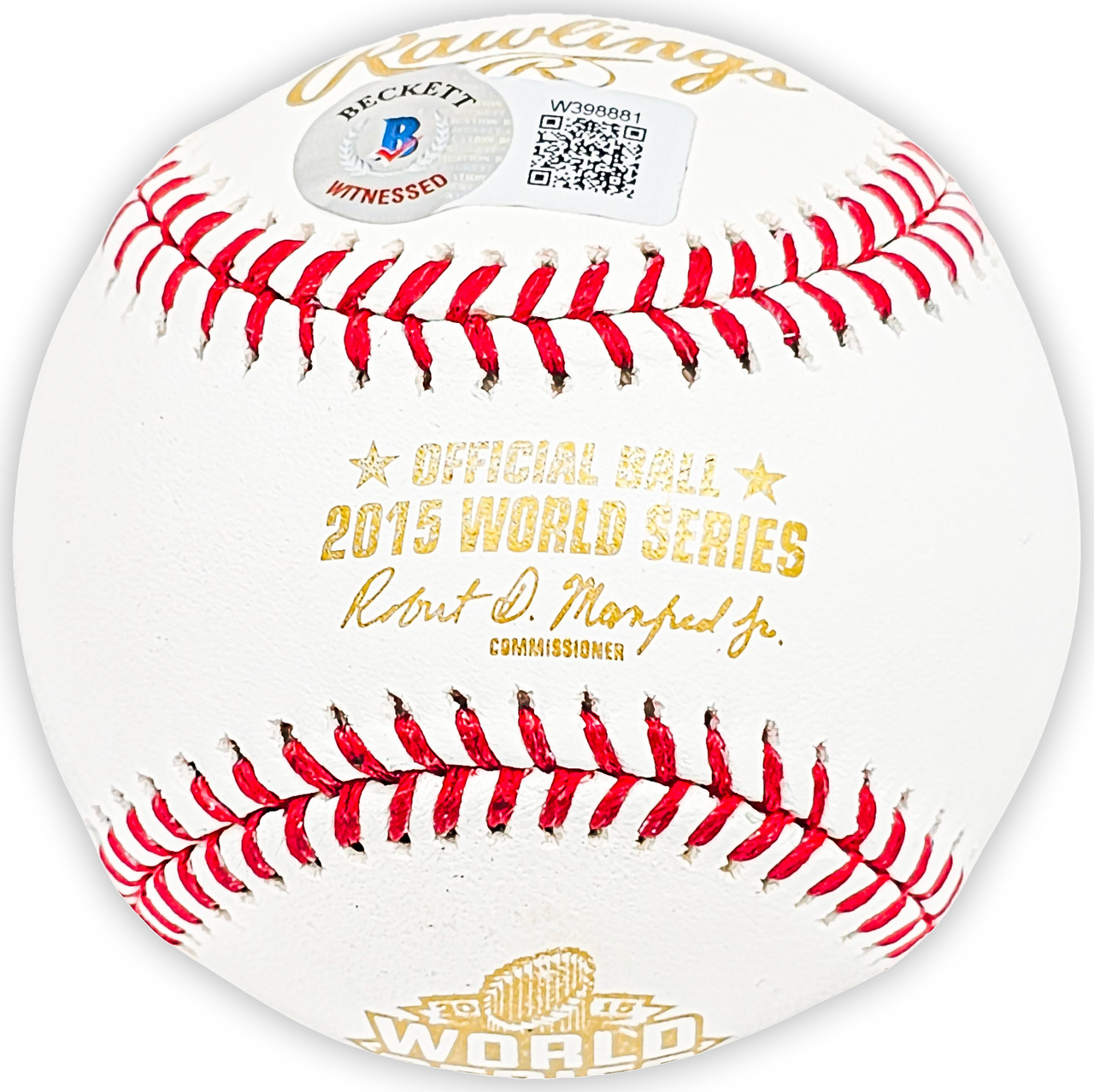 Salvador Perez Autographed Official 2021 All Star Game Logo Game Baseball  Kansas City Royals Beckett BAS Witness Stock #216044