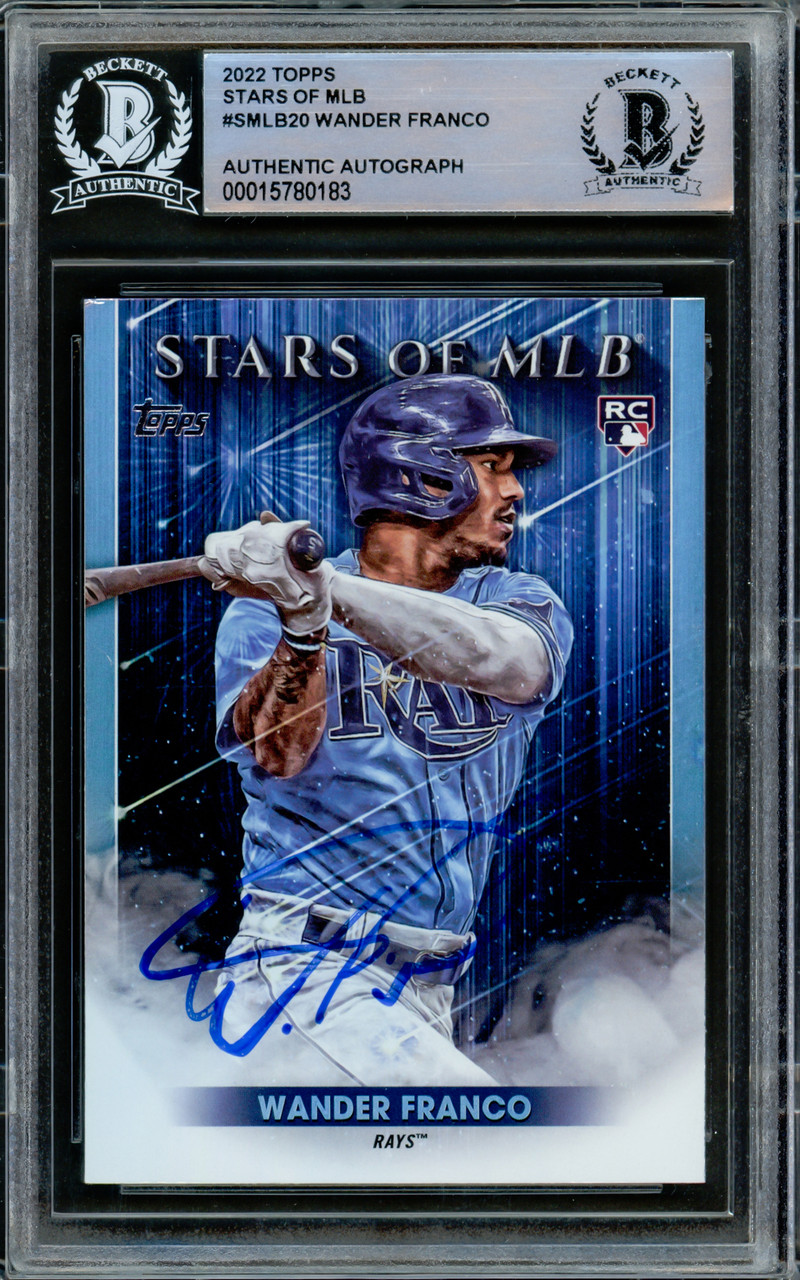 Wander Franco Autographed 2022 Topps Stars of MLB Rookie Card #SMLB-20  Tampa Bay Rays Beckett BAS Stock #216861 - Mill Creek Sports