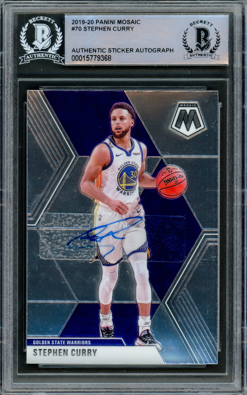 HOT人気SALE2019-20 MOSAIC Stephen Curry Autograph 直筆サイン auto カリー その他