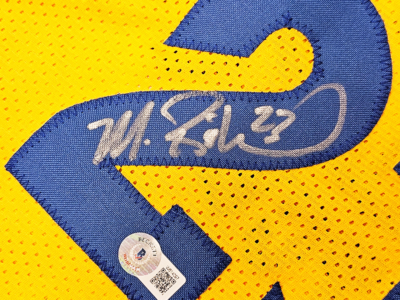Golden State Warriors Chris Mullin, Tim Hardaway & Mitch Richmond  Autographed Yellow Jersey Run TMC Beckett BAS Witness Stock #216823 - Mill  Creek Sports