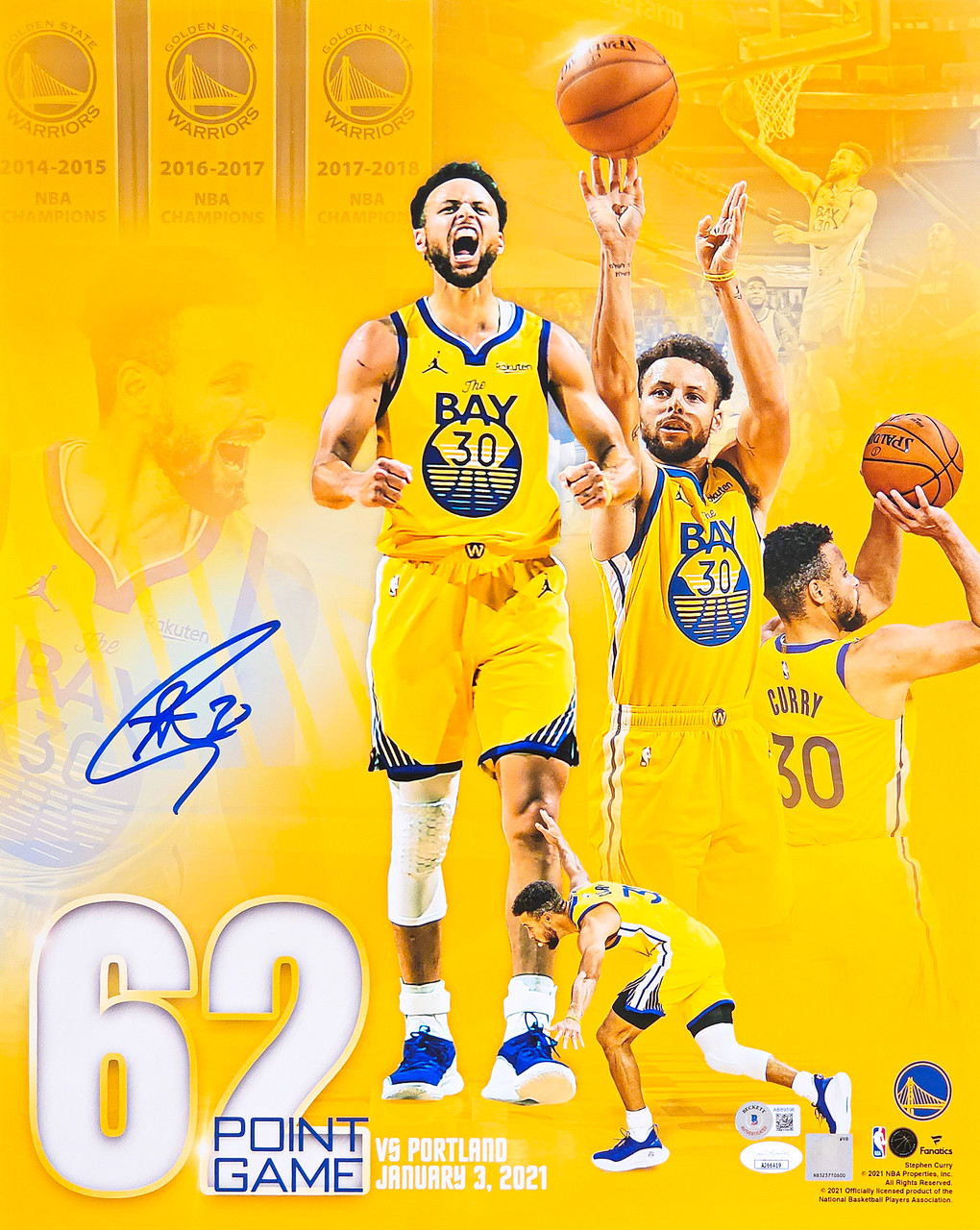 Stephen Curry - Golden State Warriors Sticker for Sale by On