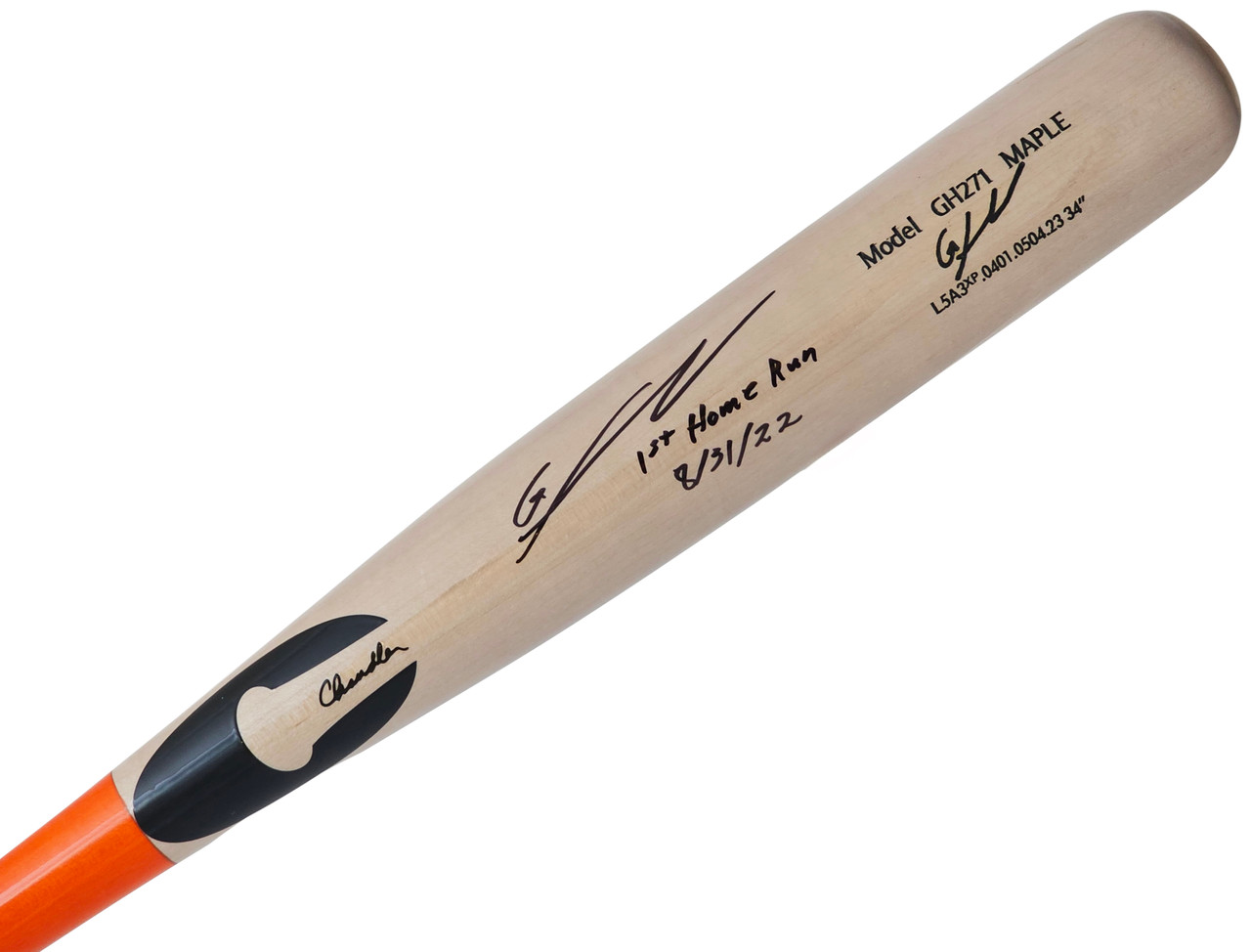 Bobby Witt Jr. Autographed Blonde Homewood Game Model Bat Kansas City  Royals Beckett BAS QR Stock #199422 - Mill Creek Sports