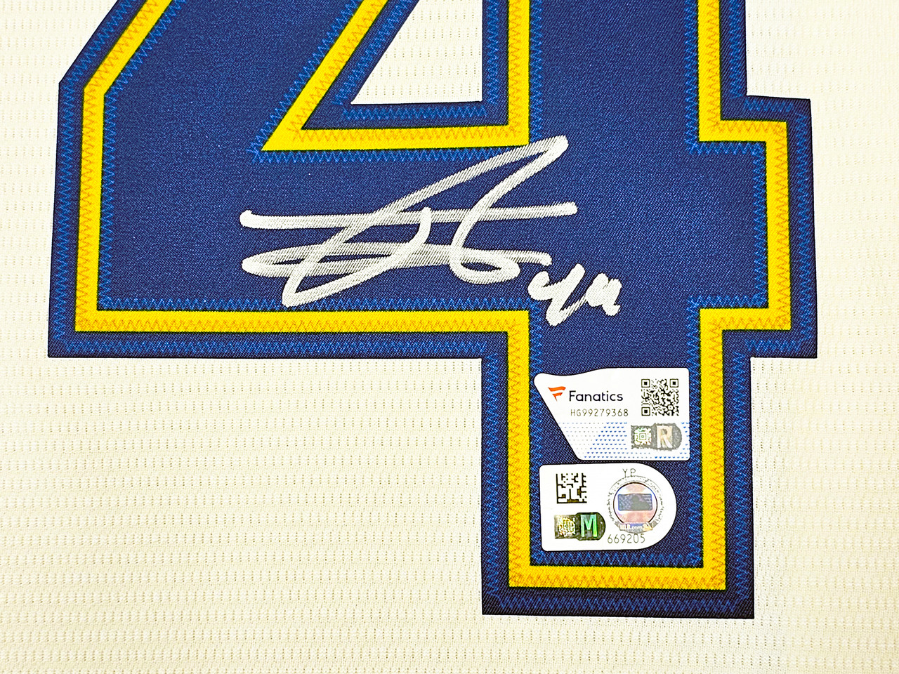 Julio Rodriguez Seattle Mariners Autographed Fanatics Authentic Cream Nike  Replica Jersey with ''2022 AL ROY'' Inscription
