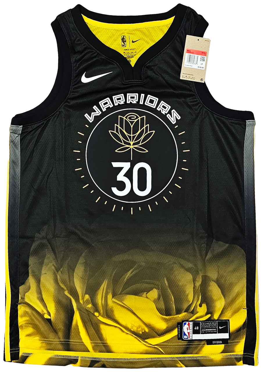 Nike, Shirts, Steph Curry Nike City Edition Black 75th Edition Jersey
