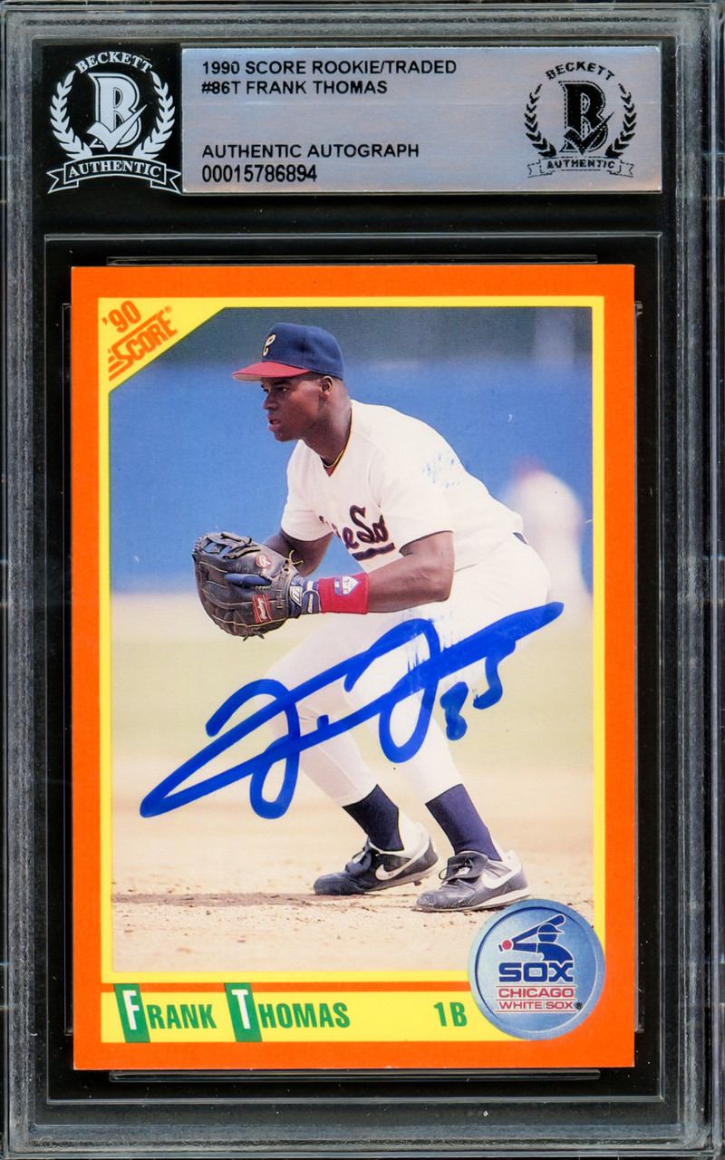 Barry Bonds Autographed 1993 Topps Pre-Production Sample Card #2