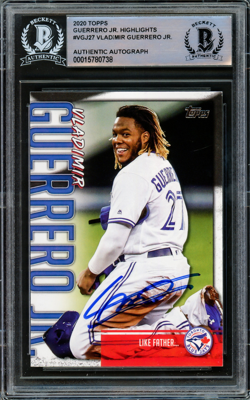 Vladimir Guerrero Jr. Signed real Autograph Blue Jays 16x20 