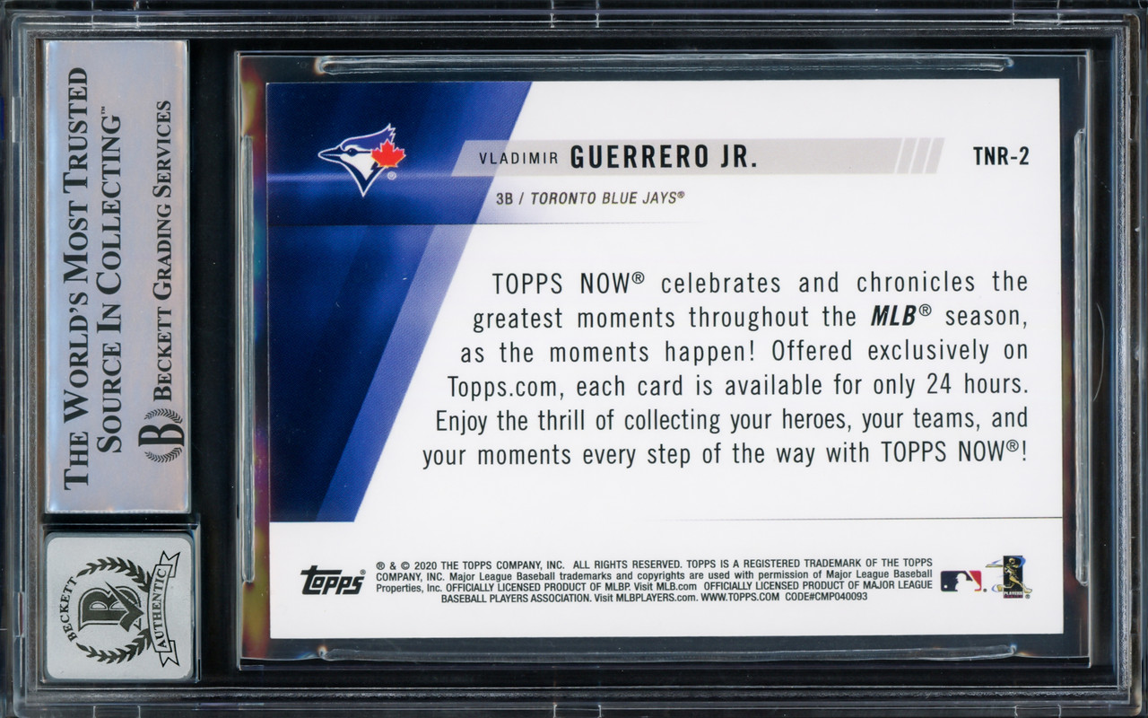 Vladimir Guerrero Jr. Autographed 2020 Topps Highlights Card #VGJ-7 Toronto  Blue Jays Auto Grade Gem Mint 10 Beckett BAS #15772888 - Mill Creek Sports