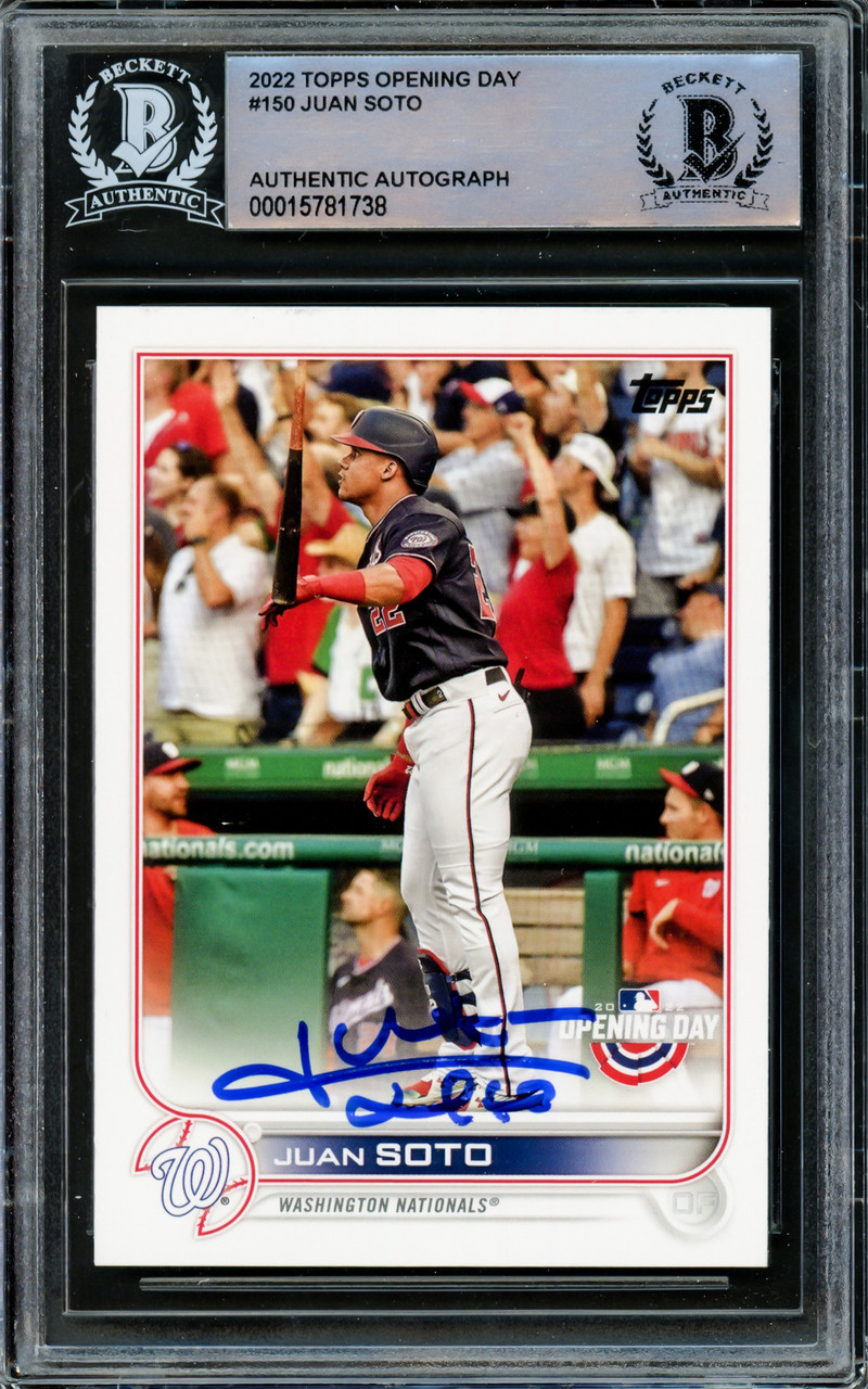 最終値下げ】Juan Soto topps now auto 直筆サイン Juan Soto