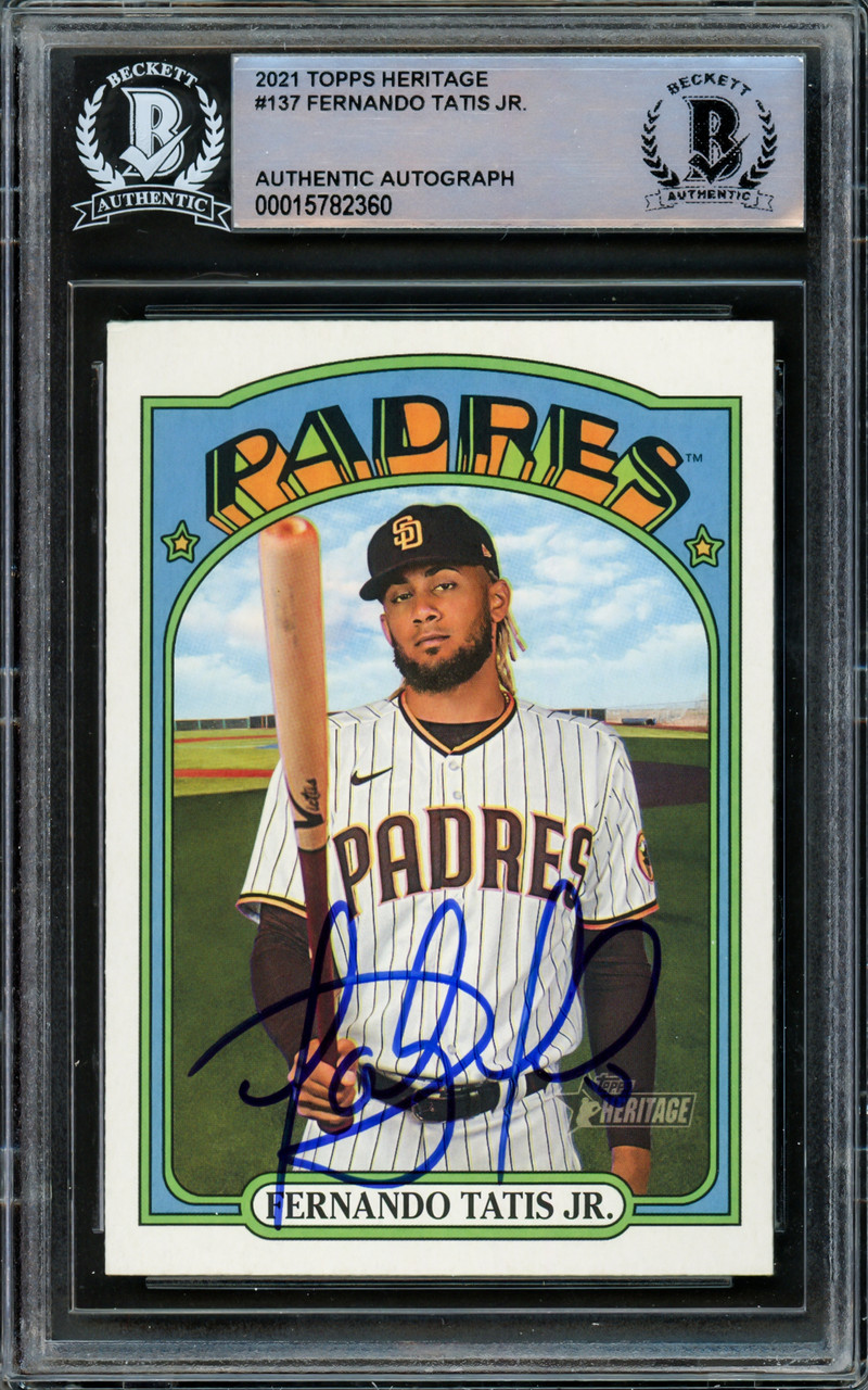 Fernando Tatis Jr Hand Signed Autographed Padres Memorabilia