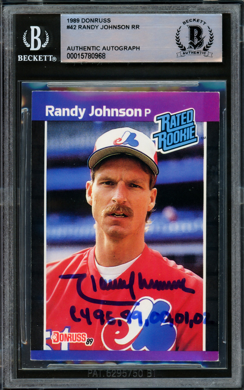 Donruss 90 Randy Johnson Baseball Card