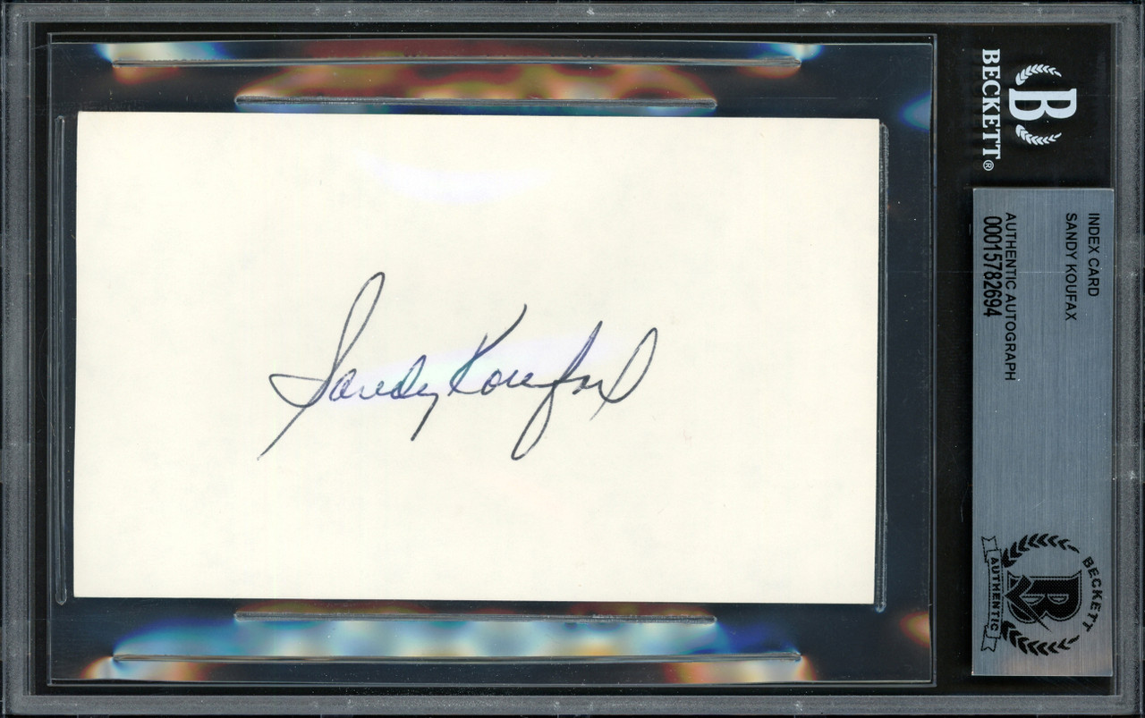 Sandy Koufax - Autographed Signed Photograph