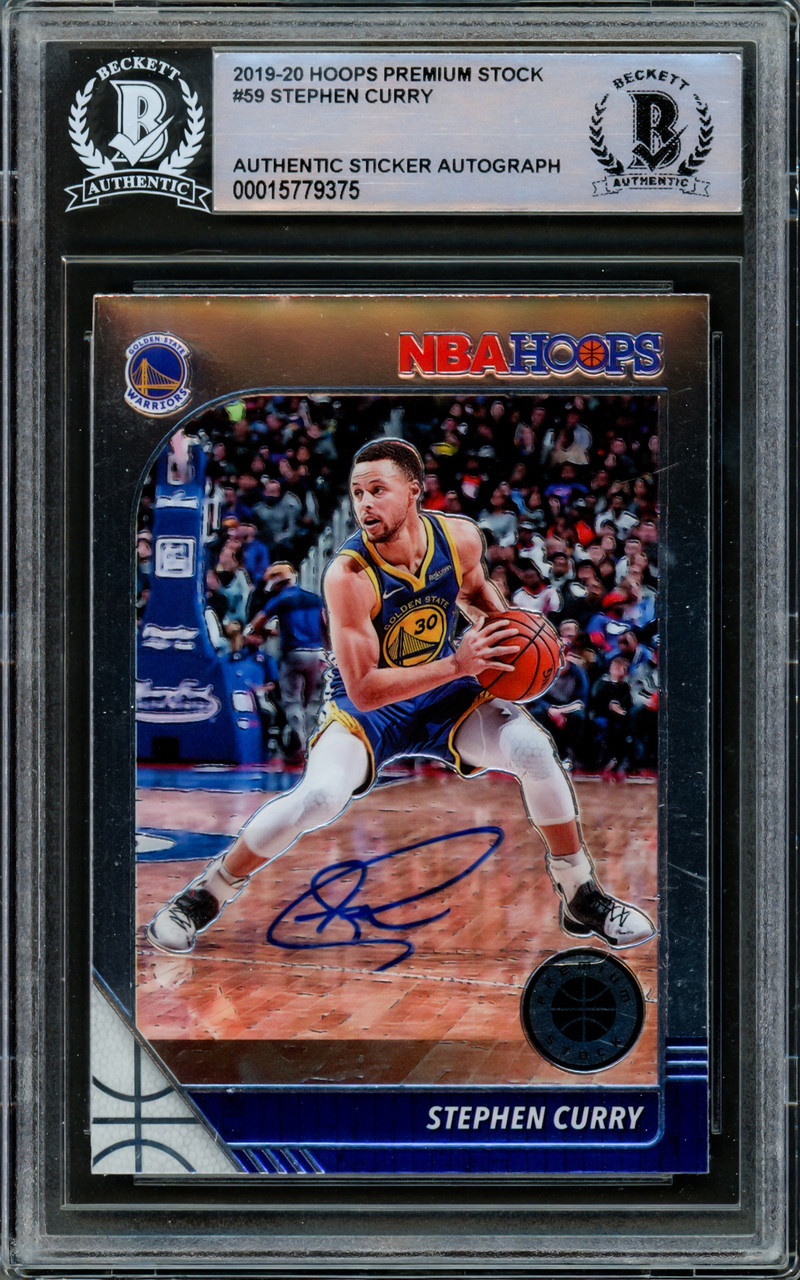 STEPH CURRY Authentic Hand Signed Autograph Index Card With 