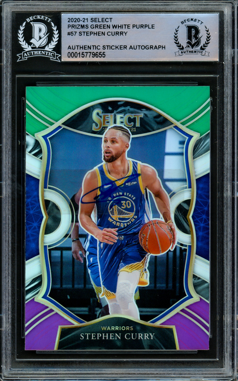 Stephen Curry 2020-21 Panini hoops Basketball slam holo