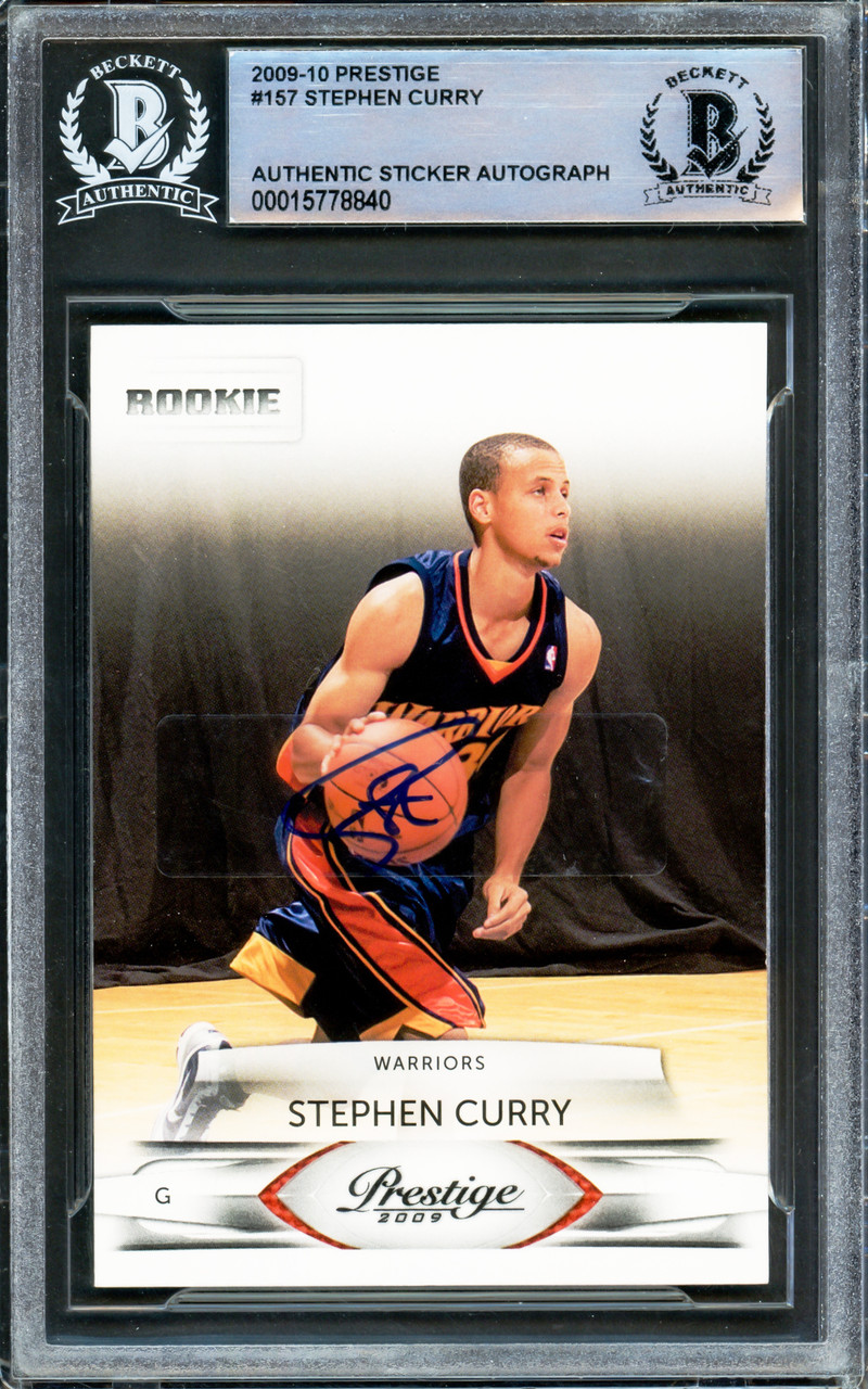 Stephen Curry Golden State Warriors Autographed 2009-10 Panini