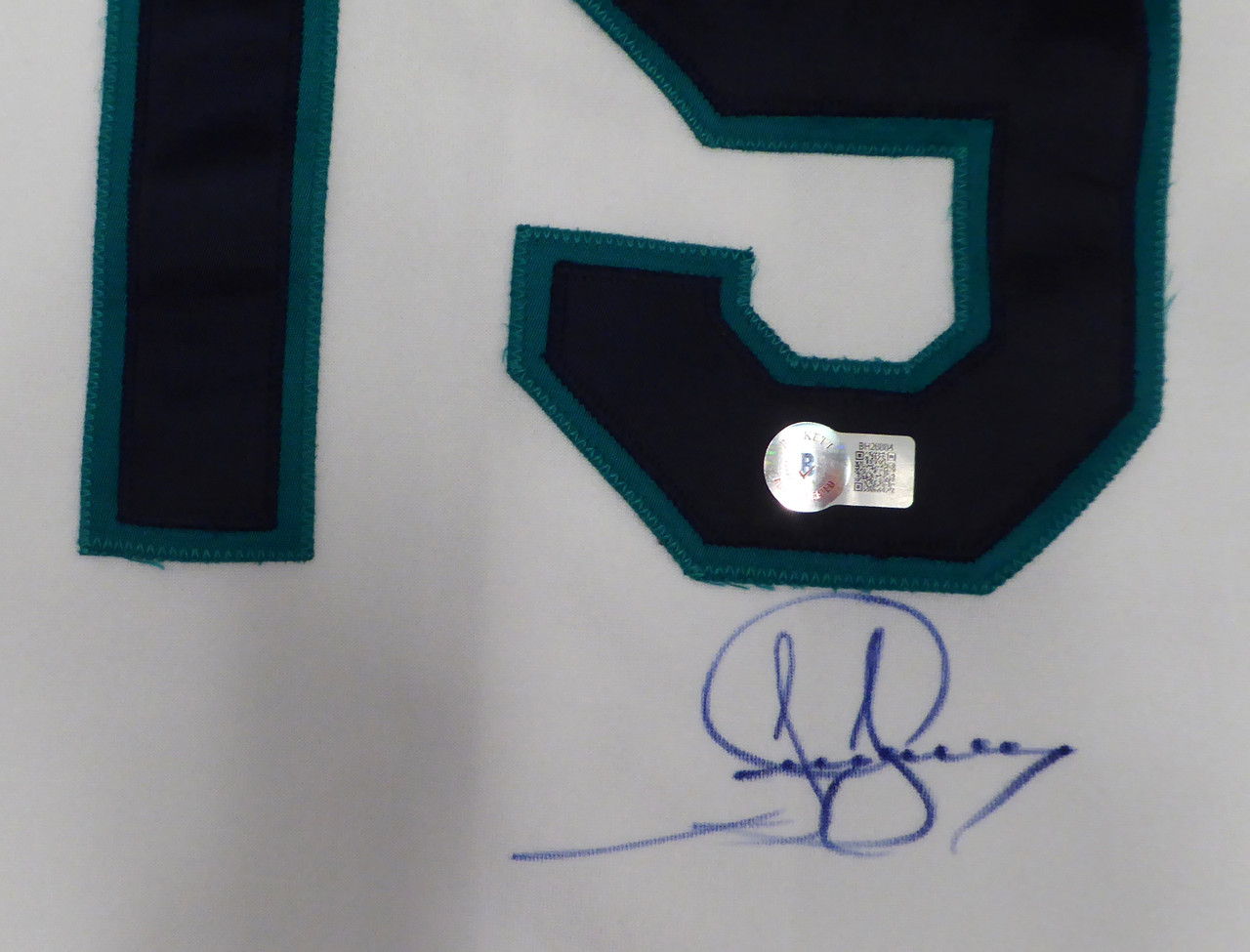 1996 Jay Buhner Game Worn & Signed Seattle Mariners Jersey., Lot #51192