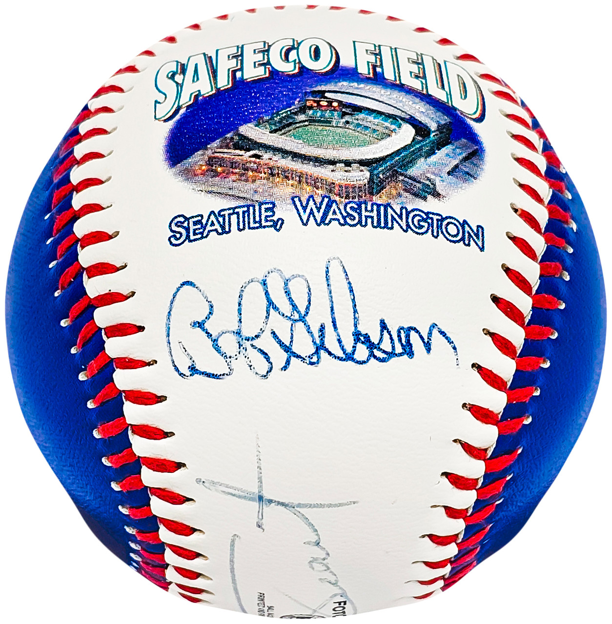 Bob Gibson, Jim Rice & Luis Tiant Autographed Official Safeco Field  Fotoball Baseball SKU #218466