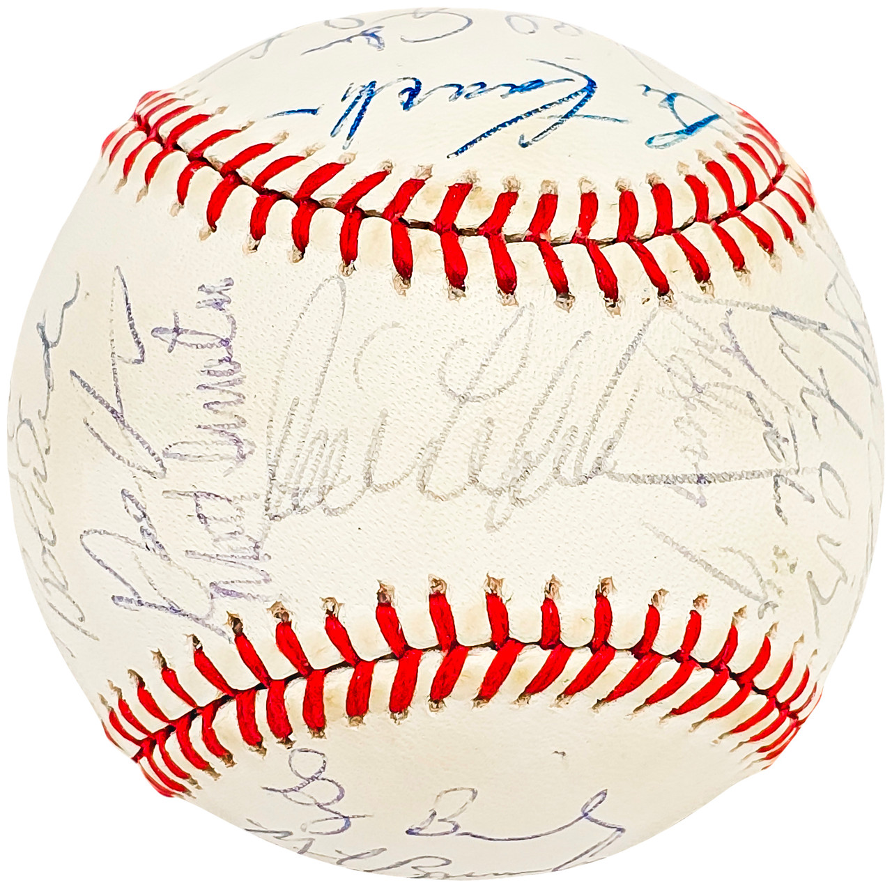 1990 Seattle Mariners Team Signed Autographed Official AL Baseball With 29  Signatures Including Ken Griffey Jr. & Edgar Martinez SKU #218488 - Mill  Creek Sports