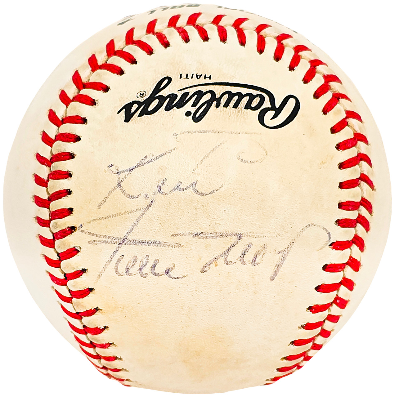 Willie Mays Autographed Official Feeney NL Baseball San Francisco