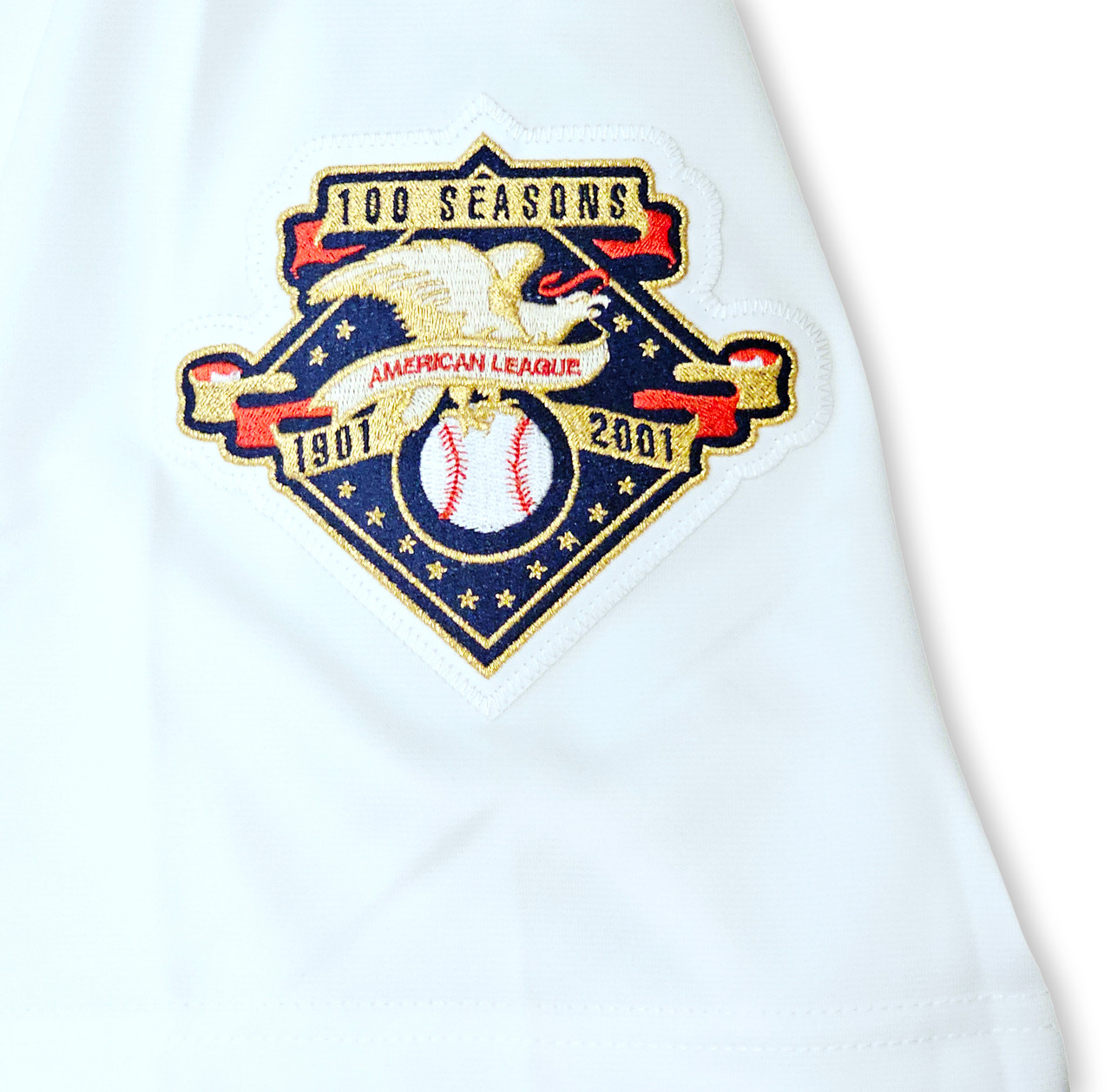2001 Seattle Mariners “MLB 100th Year Anniversary” Stitched Ichiro Suz