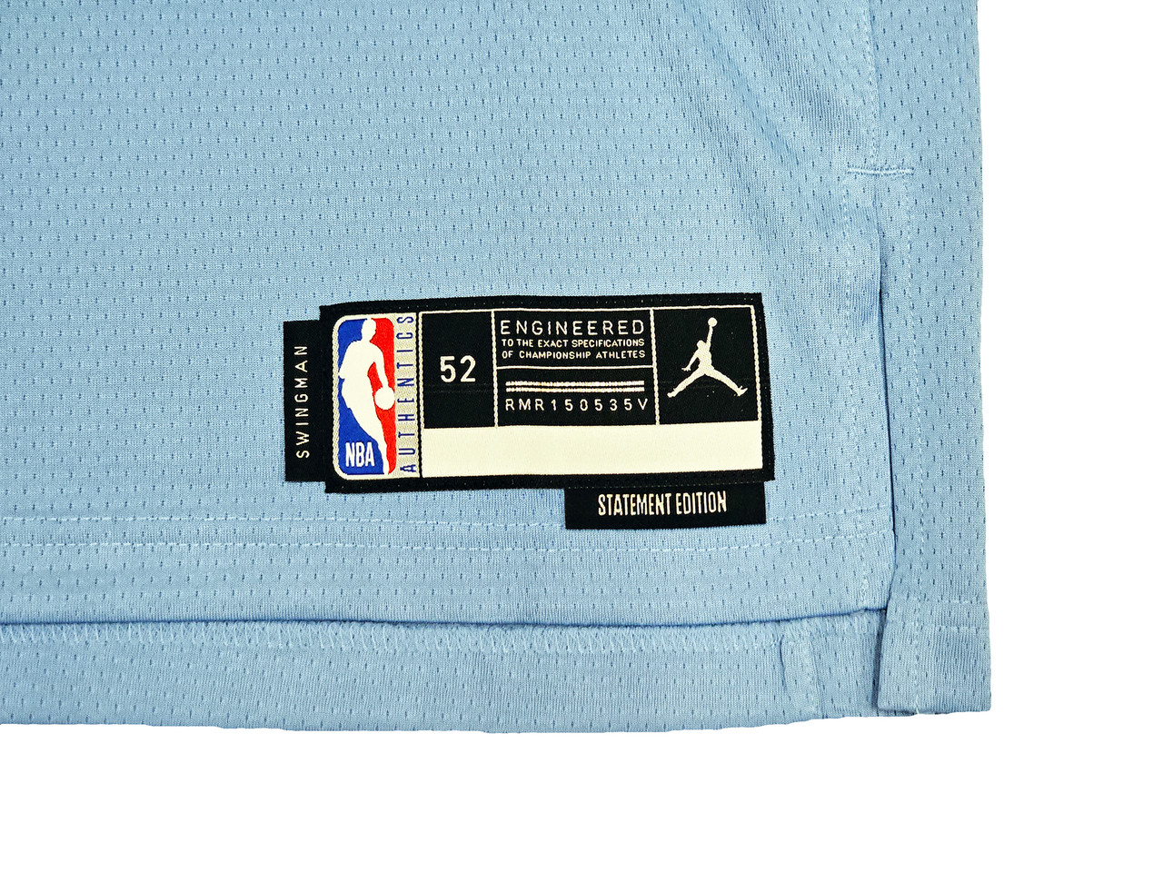 Autographed Memphis Grizzlies Ja Morant Jordan Brand 2020/21 Light Blue  Statement Swingman Jersey - Panini Authentic