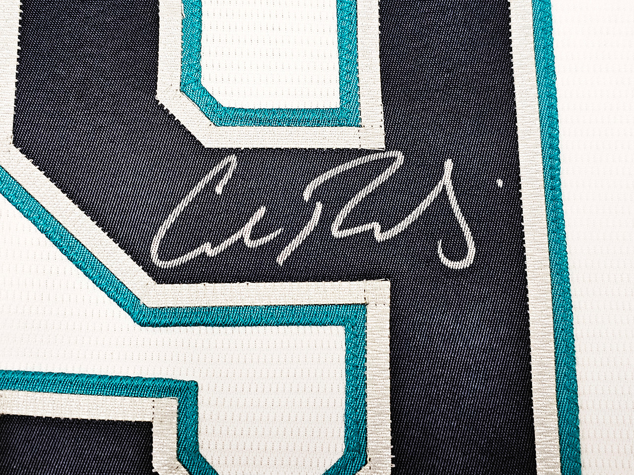 SEATTLE MARINERS- CAL RALEIGH AUTOGRAPH #29 HOME WHITE NIKE JERSEY