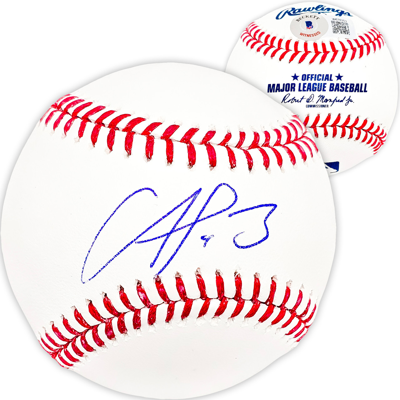 Francisco Alvarez Autographed Official MLB Baseball New York Mets