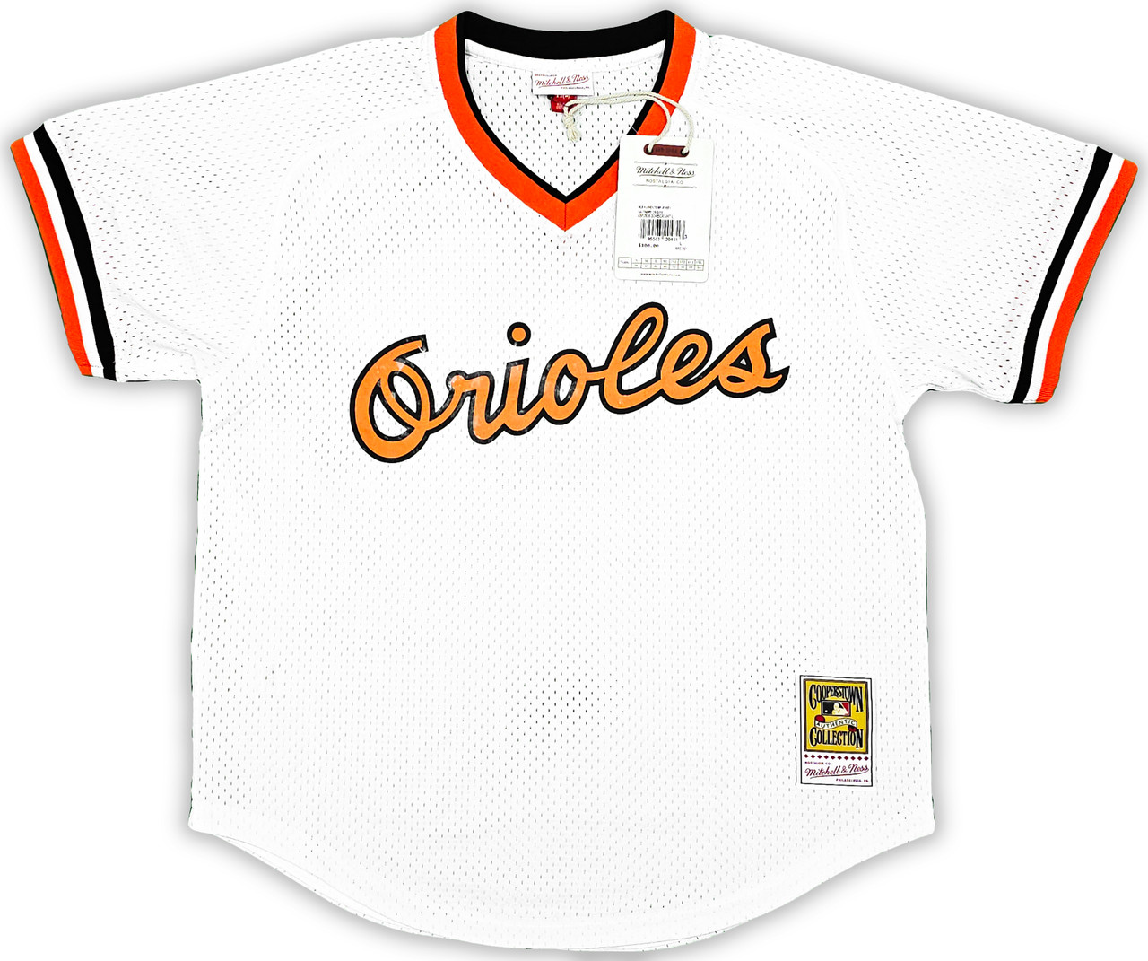 Framed Cal Ripken Jr. Baltimore Orioles Autographed White Mitchell & Ness  Authentic Jersey