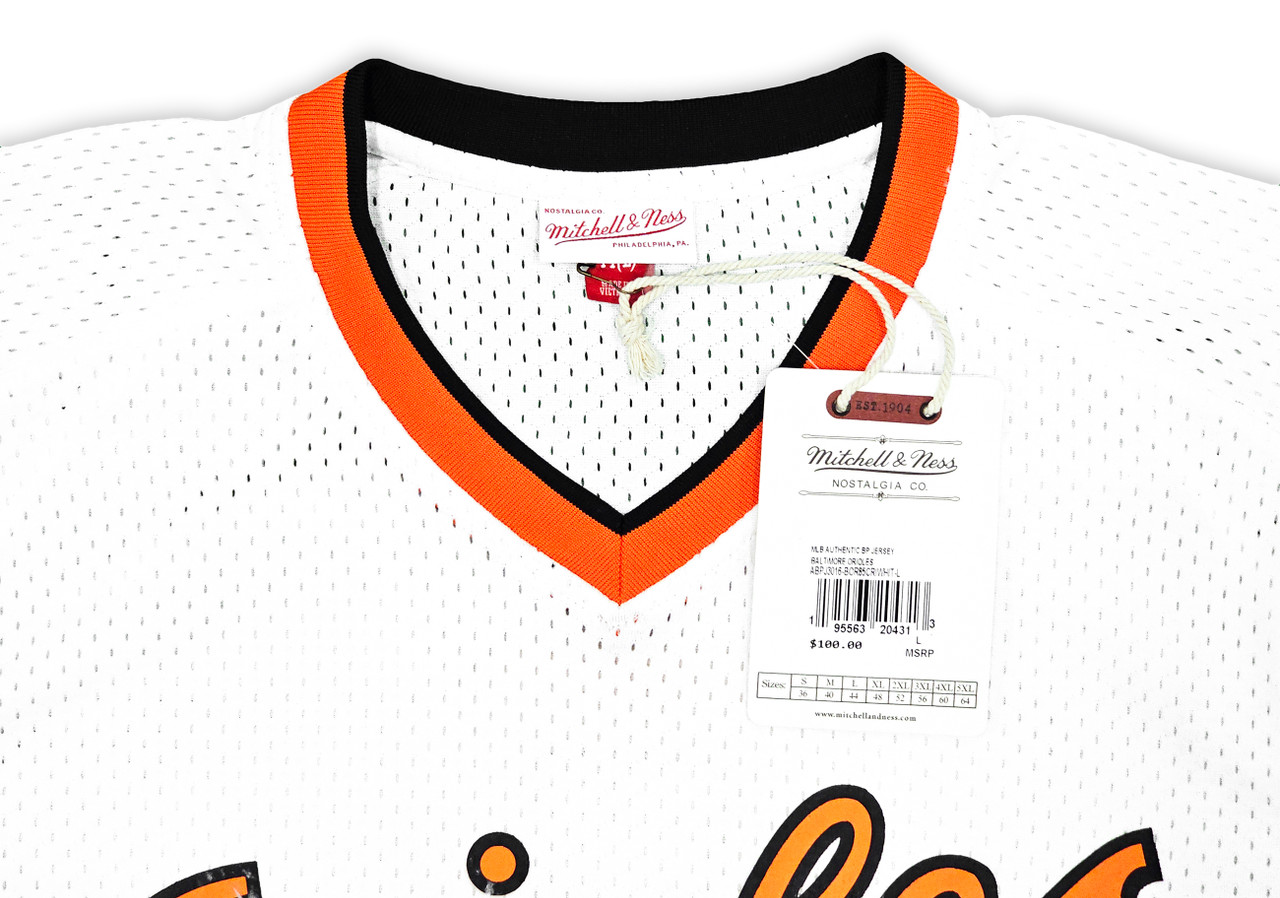 Cal Ripken Jr Autographed Orioles Signed Mitchell Ness Baseball Jersey  Fanatics