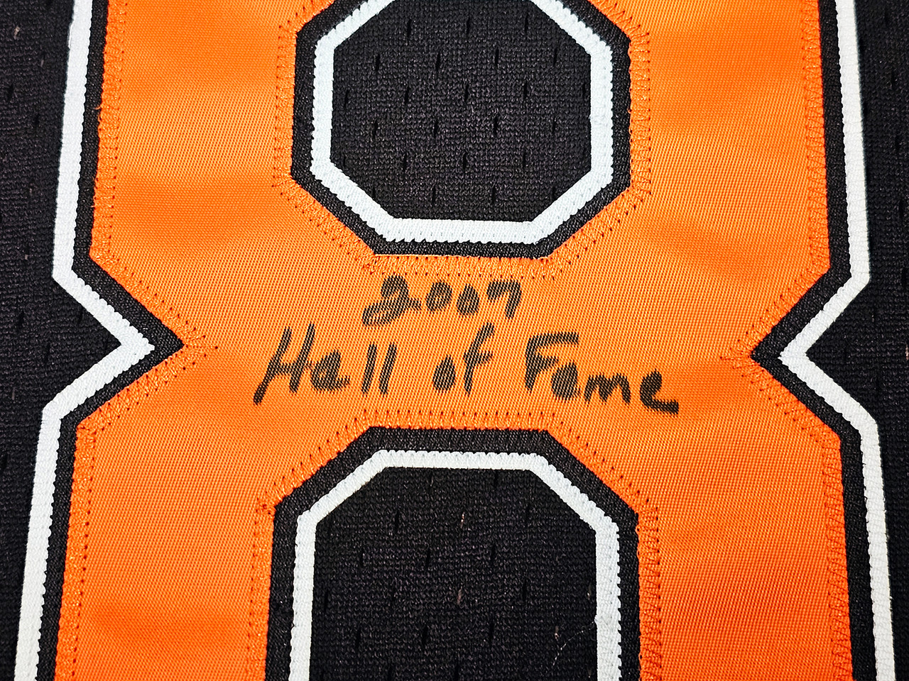 Cal Ripken Jr. Baltimore Orioles Autographed Orange Mitchell