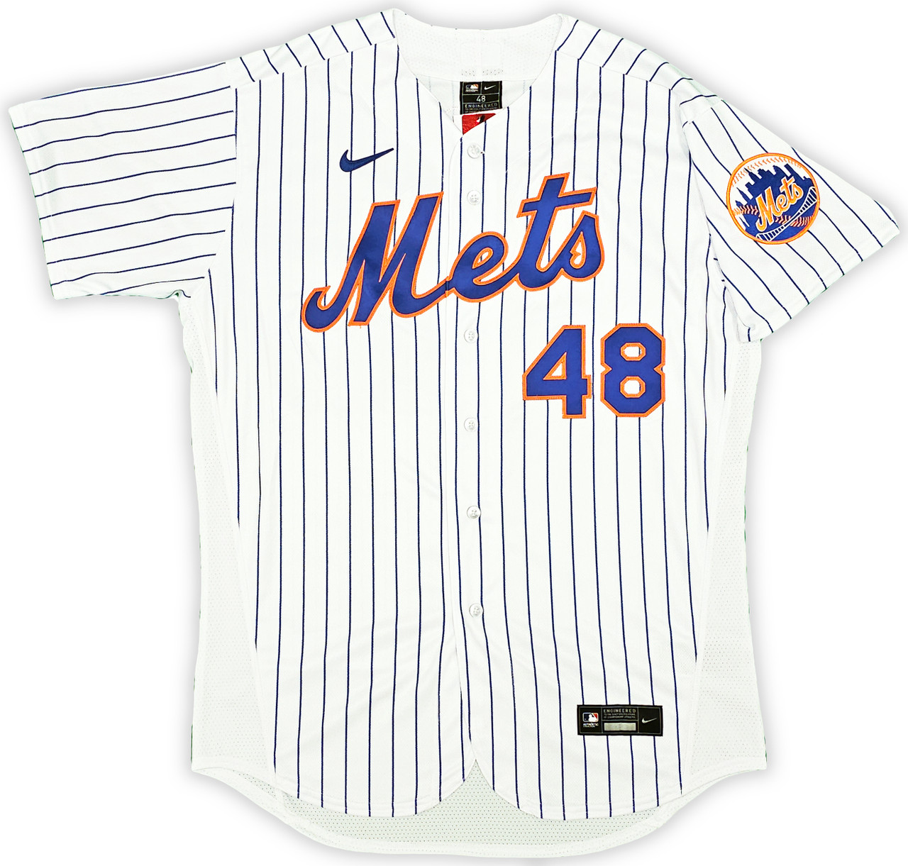 New York Mets Jacob deGrom Autographed White Nike Authentic Jersey Size 44  18-19 NL CY Fanatics Holo Stock #218734 - Mill Creek Sports