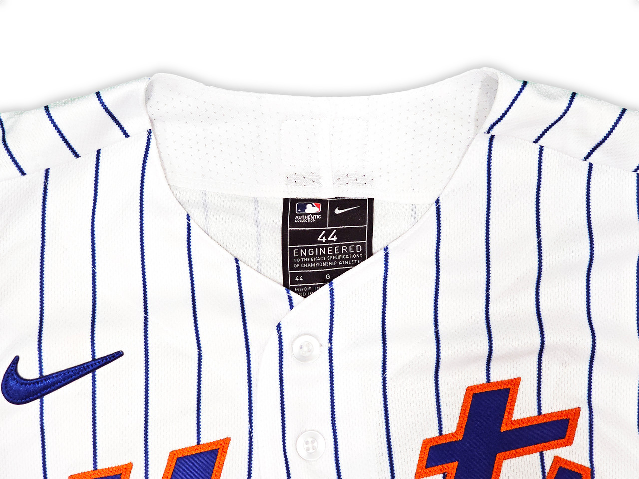 New York Mets Jacob deGrom Autographed White Nike Authentic Jersey Size 44  Fanatics Holo Stock #218735