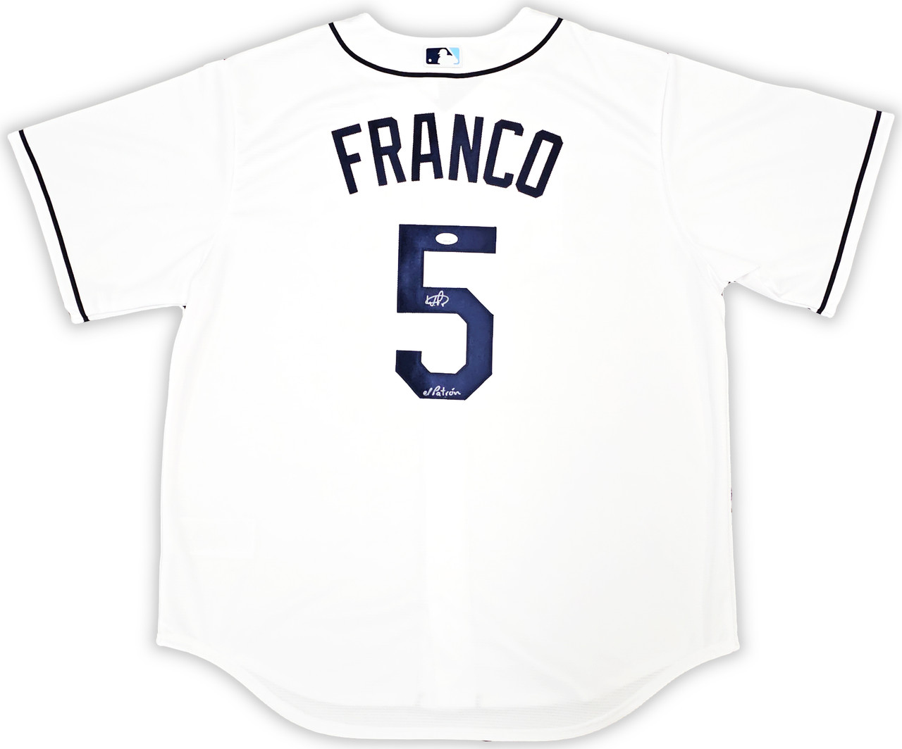 Tampa Bay Rays Wander Franco Autographed White Nike Jersey Size XL El  Patron JSA Stock #218681 - Mill Creek Sports