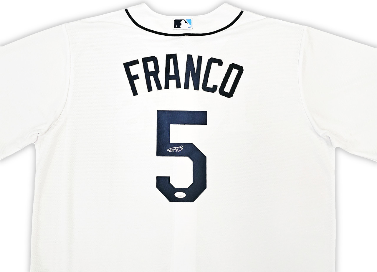 Wander Franco Signed Tampa Bay Rays Nike Dri-Fit MLB Replica Jersey (JSA  COA)