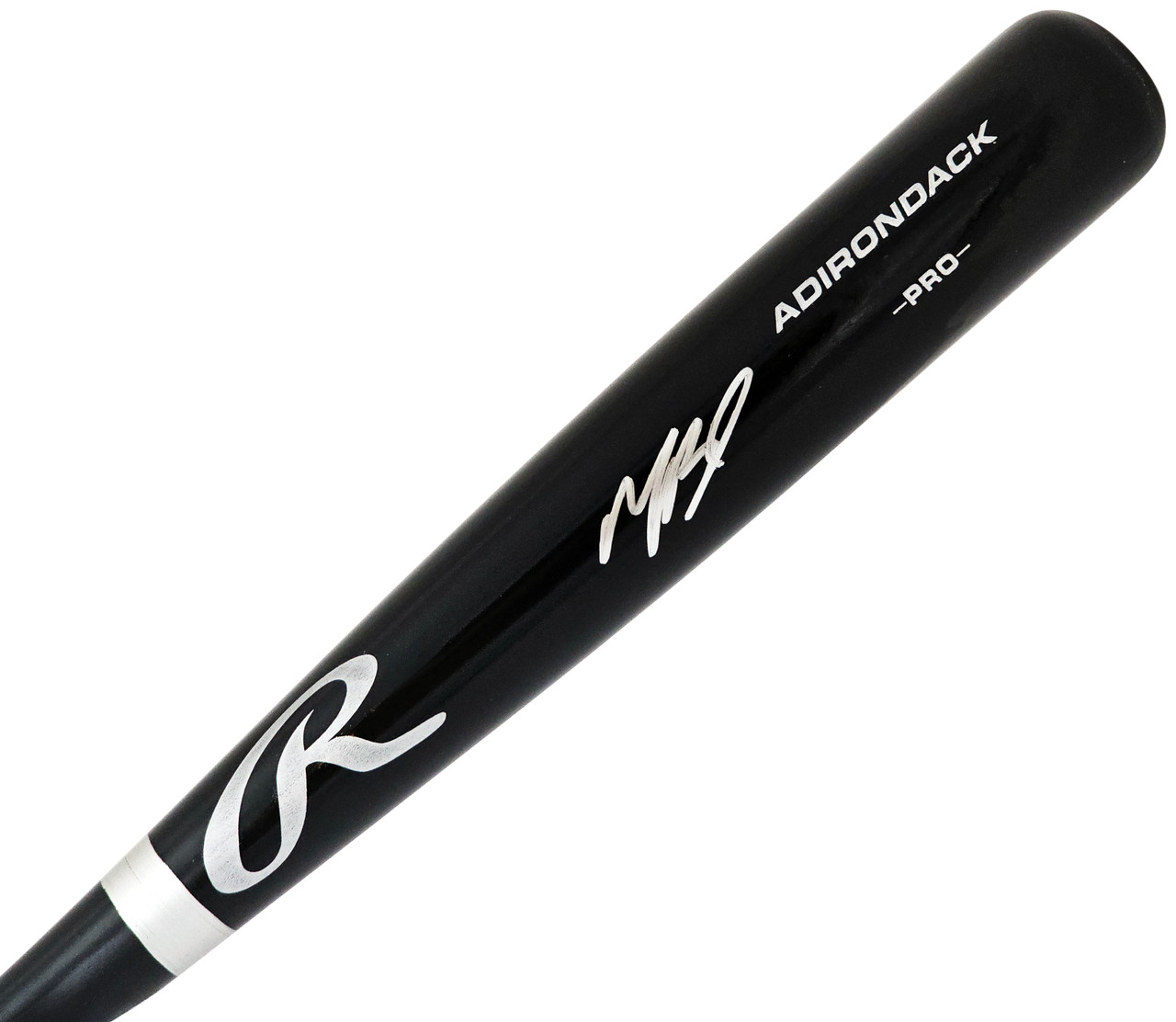 Mookie Betts Autographed Black Rawlings Adirondack Pro Bat