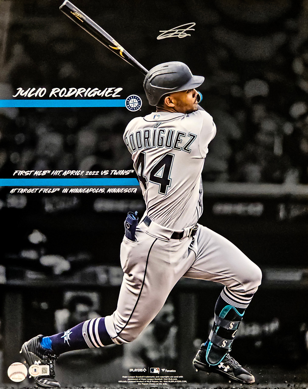 Men's American League Julio Rodriguez Nike Teal 2023 MLB All