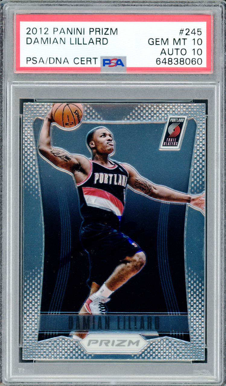 HOT国産NAB カード　PRIZM DAMIAN LILLARD ダミアン　リラード　PSA 9 MINT 2012 その他