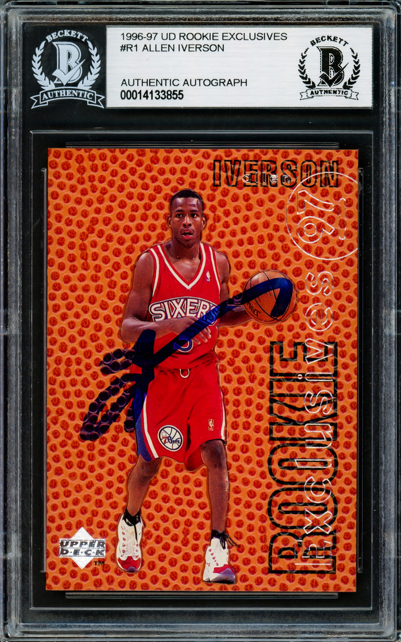 Allen Iverson Rookie Card 1996-97 Ultra #82
