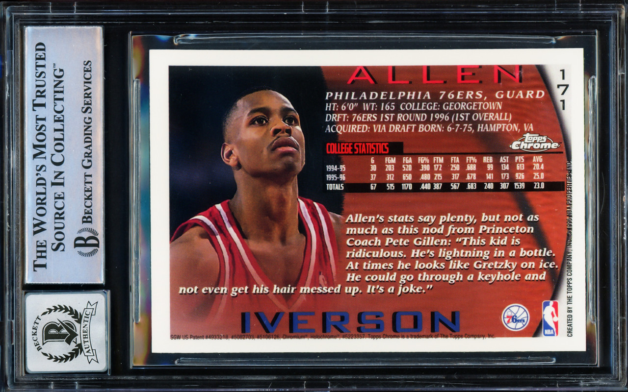 Allen Iverson Signed Philadelphia 76ers #3 Basketball Jersey Framed Auto  PSA Coa