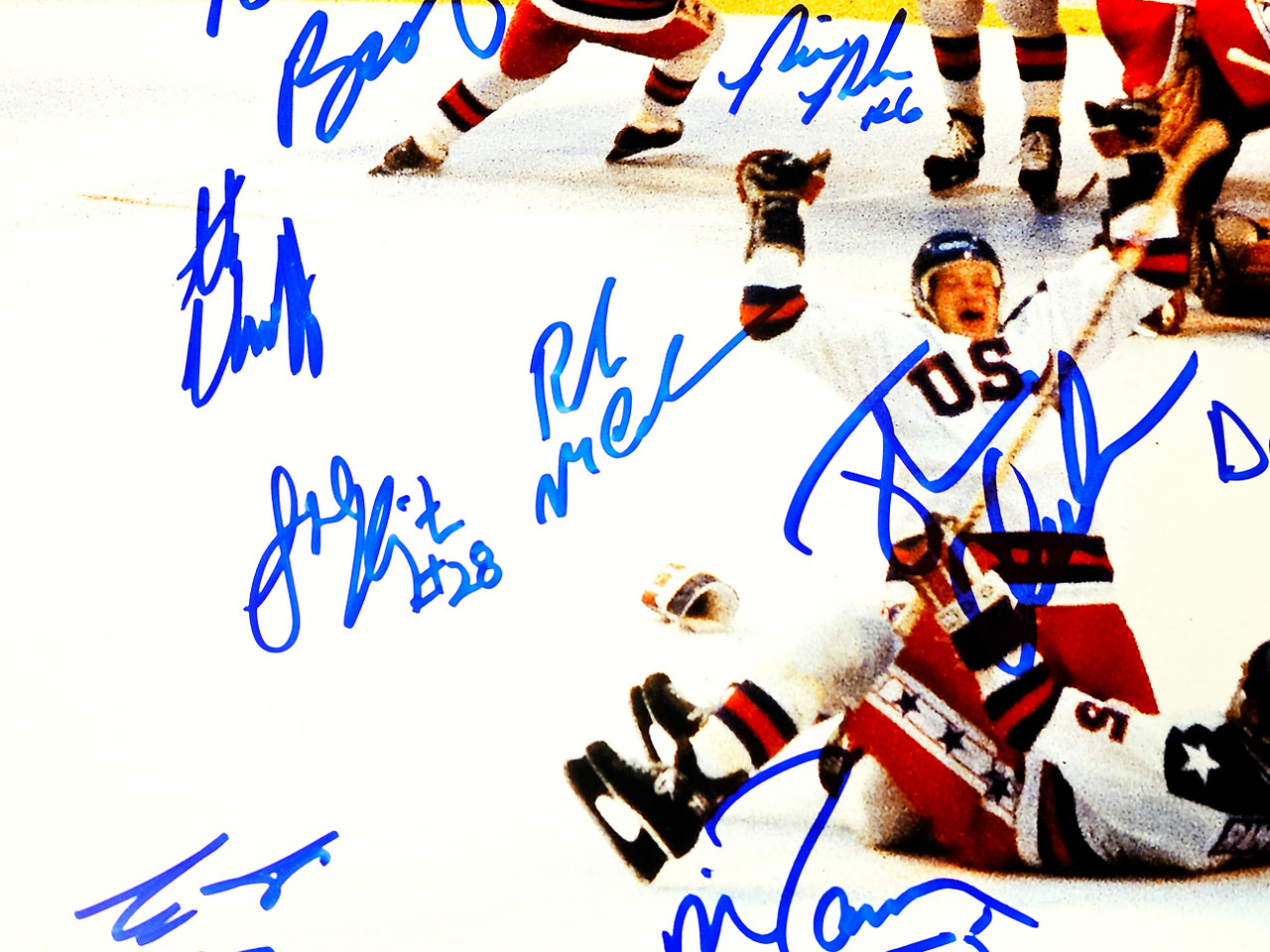 Neal Broten Signed Team USA Miracle On Ice 11x14 Photo Inscribed