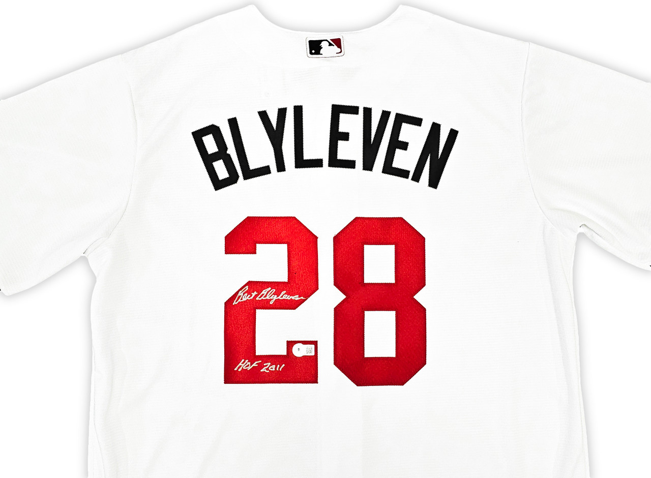 Minnesota Twins Bert Blyleven Autographed White Nike Jersey Size L HOF  2011 Beckett BAS Witness Stock #220104 - Mill Creek Sports