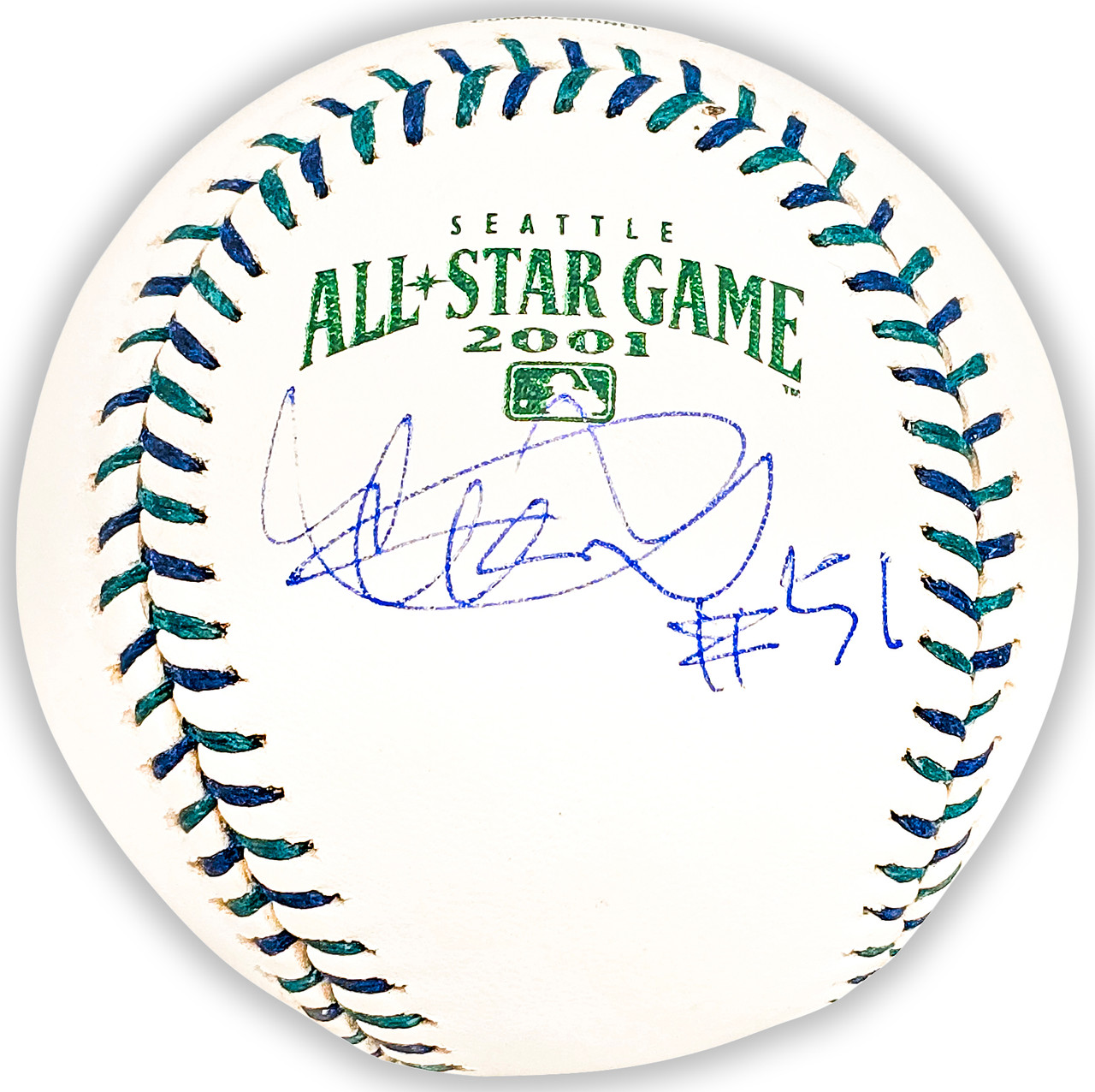 Ichiro Suzuki Autographed Official 2001 All Star Game Baseball Seattle  Mariners Under Logo IS Holo Stock #190508 - Mill Creek Sports