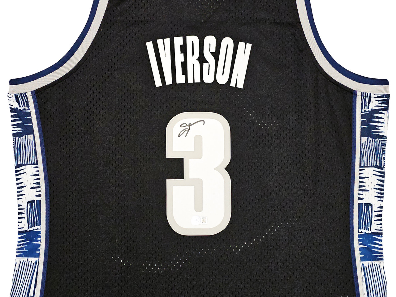 Fanatics Authentic Allen Iverson Gray Georgetown Hoyas Autographed 1995-96 Mitchell & Ness Replica Jersey