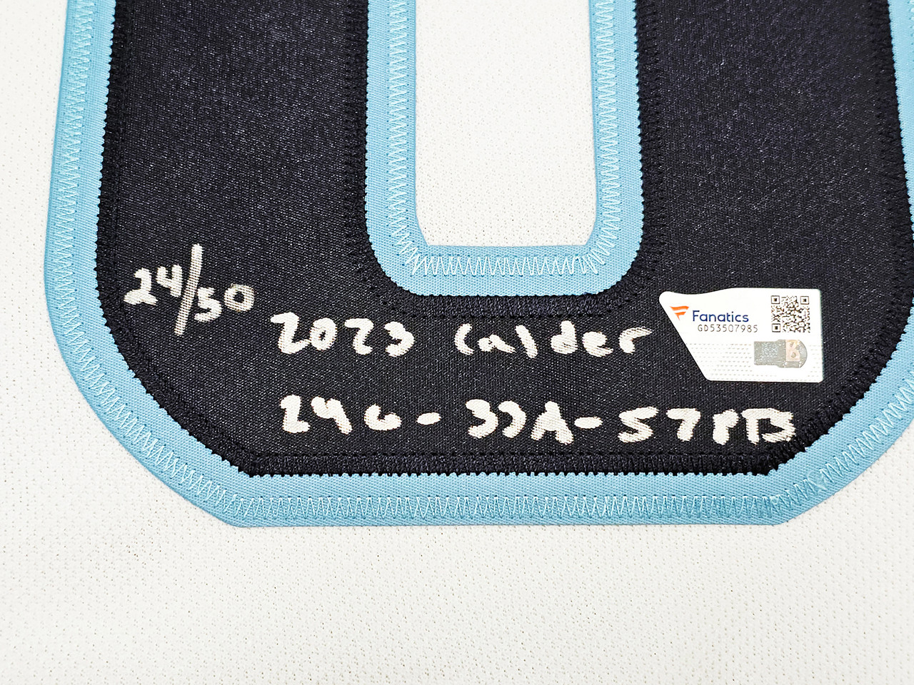 Seattle Kraken Matty Beniers Autographed White Adidas 2023 All Star Game  Jersey Size 54 Fanatics Holo Stock #215323 - Mill Creek Sports