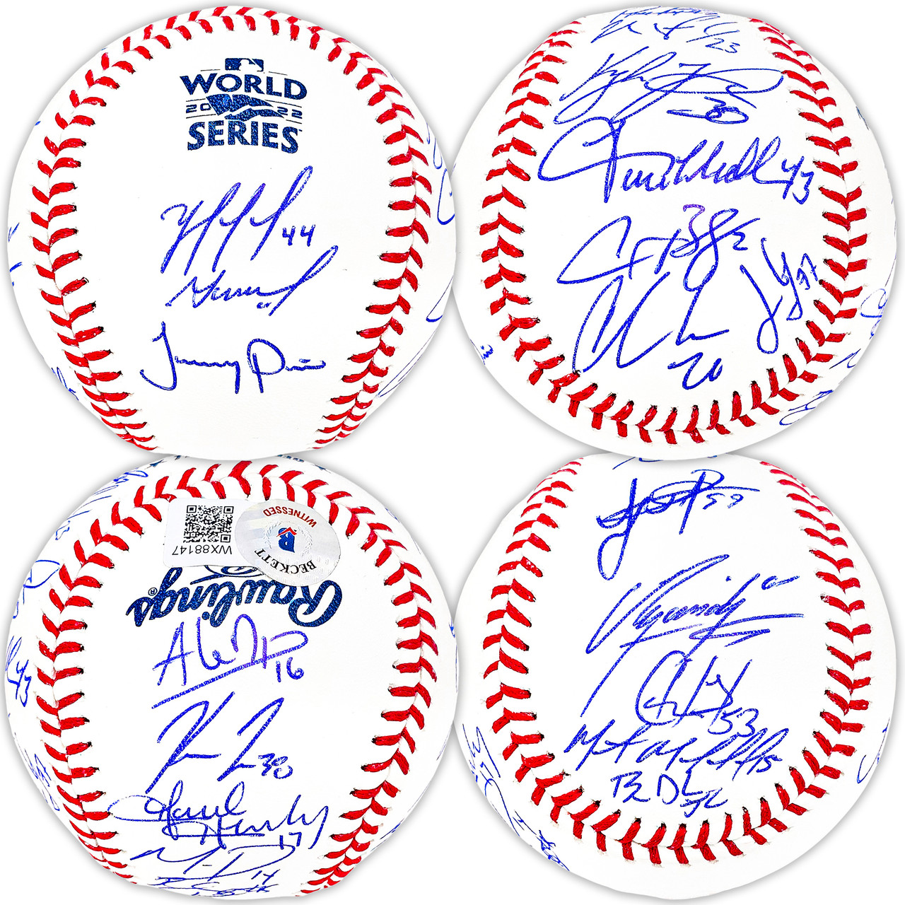 Houston Astros 2022 world series champions baseball signature t