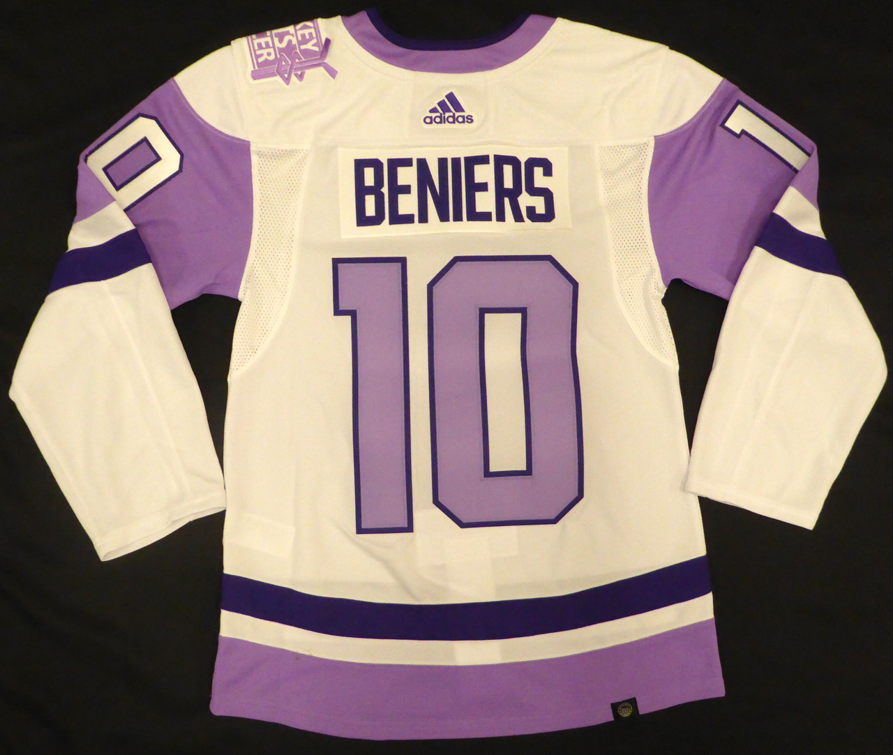 Boston Bruins adidas Hockey Fights Cancer Practice Jersey - Purple