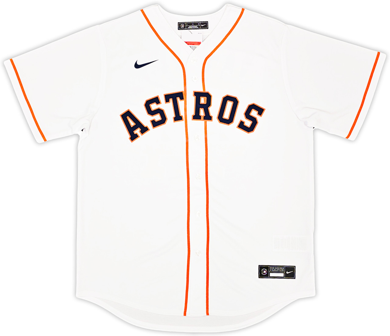 Houston Astros Yordan Alvarez Autographed White Nike Jersey Size L